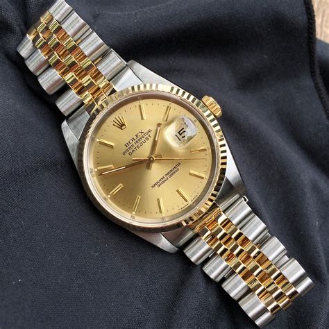 rolex datejust 16233 36mm mens watch|Rolex Datejust 16233 day night.